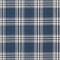 Blue Eco Friendly Plaid Woven Pattern Upholstery Fabric by The Yard - SKU: Nyla Deep Sea